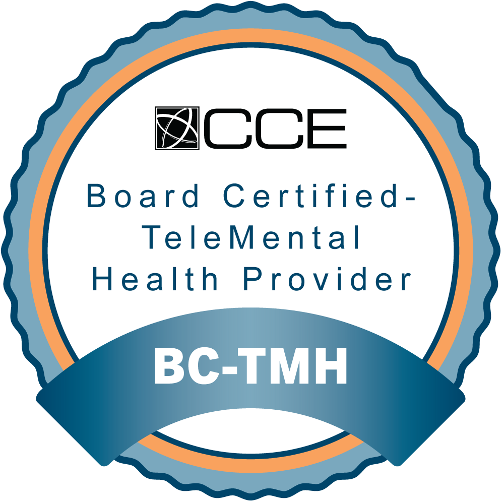 Certified Telehealth Counselor badge